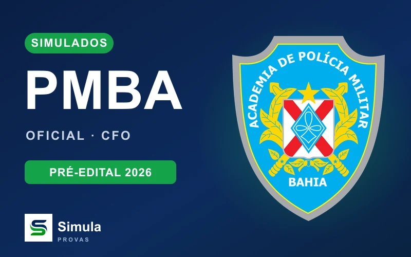 CFO PM-BA 2026 — Simulados