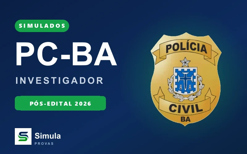 PC-BA Investigador — Simulados
